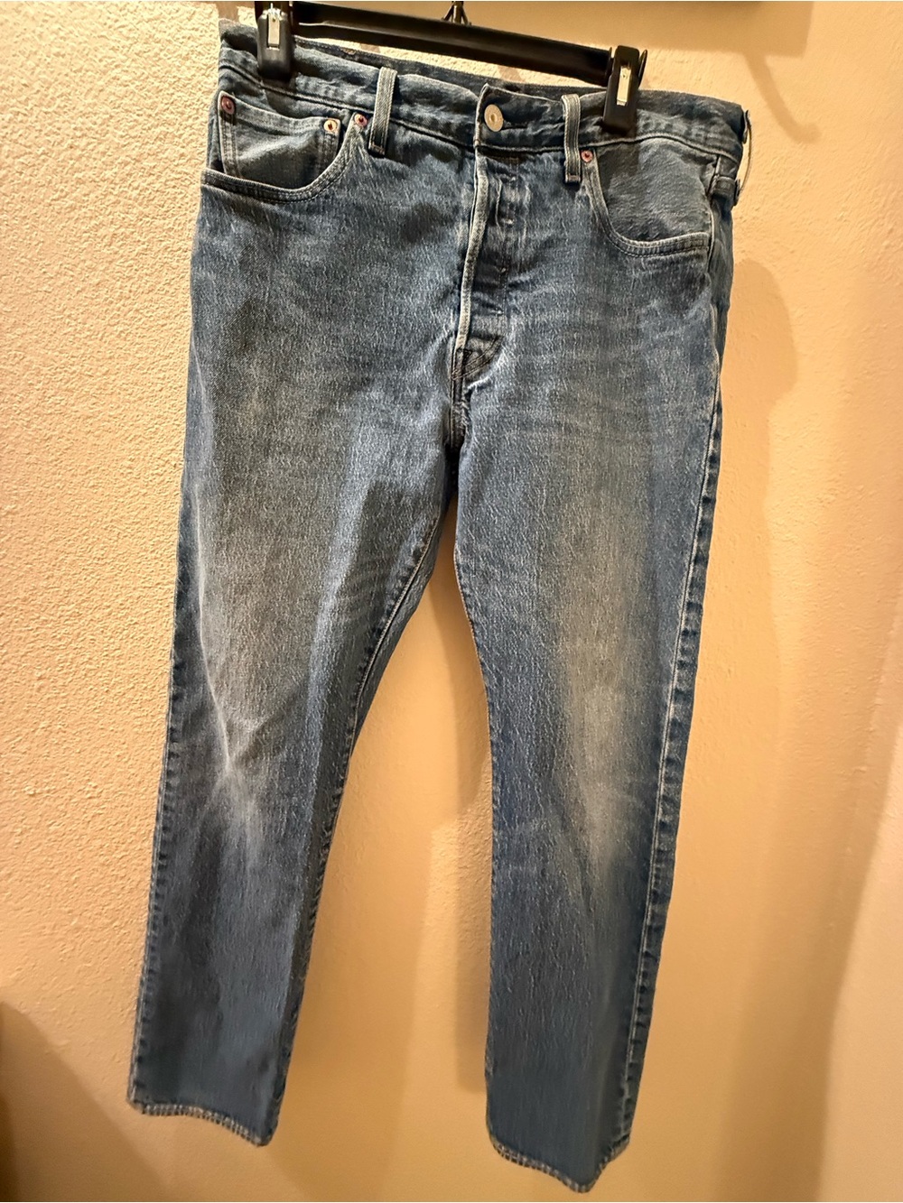 Levi's Premium 501 ‘93 Men's Light Blue Denim Jeans 33 x 32